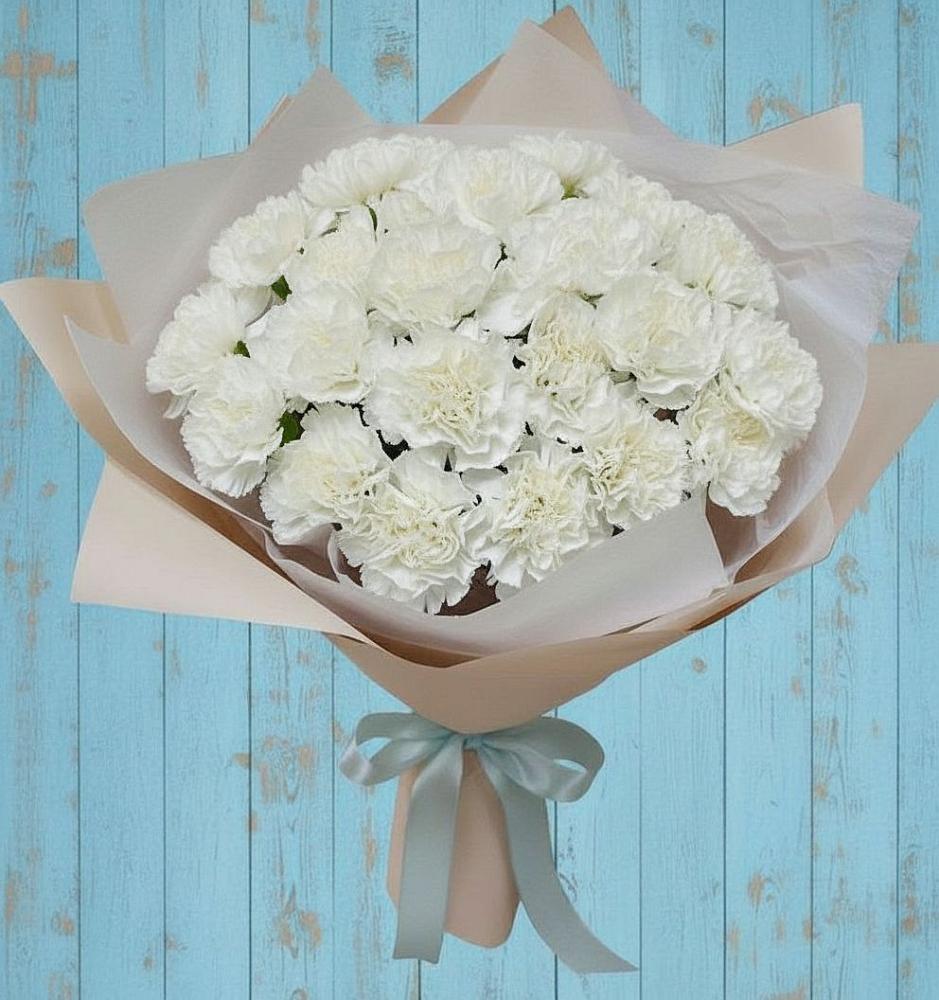 Букет цветов из: Гвоздики в Демихово