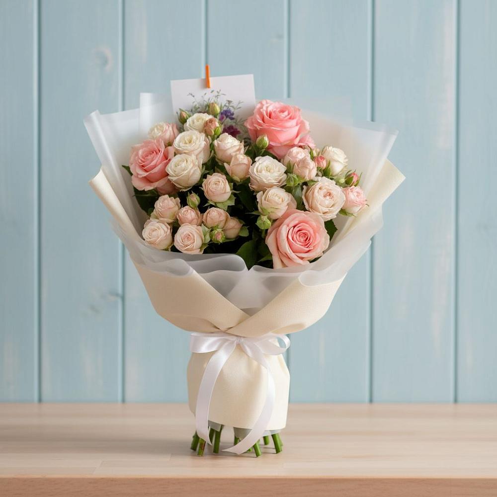 Букет цветов из: Розы в Демихово