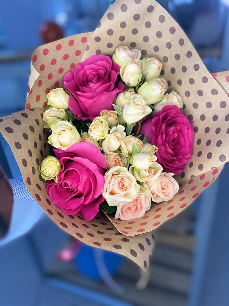 Букет цветов из: Розы в Демихово