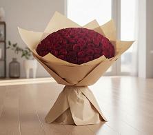 Букет 101 Красная роза #REPLACE_PRED# Демихово