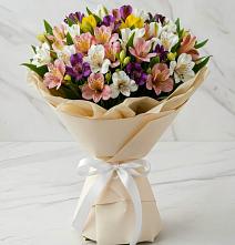 Букет цветов из:  Альстромерии в Демихово