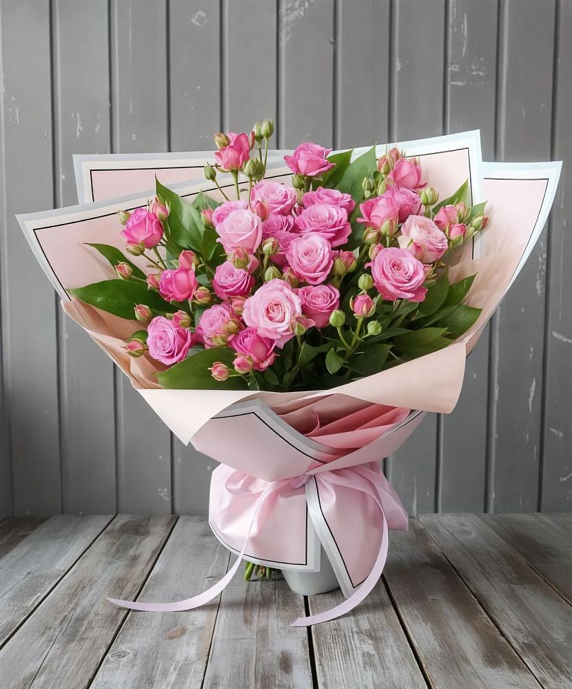 Букет Розовый кустик в Демихово