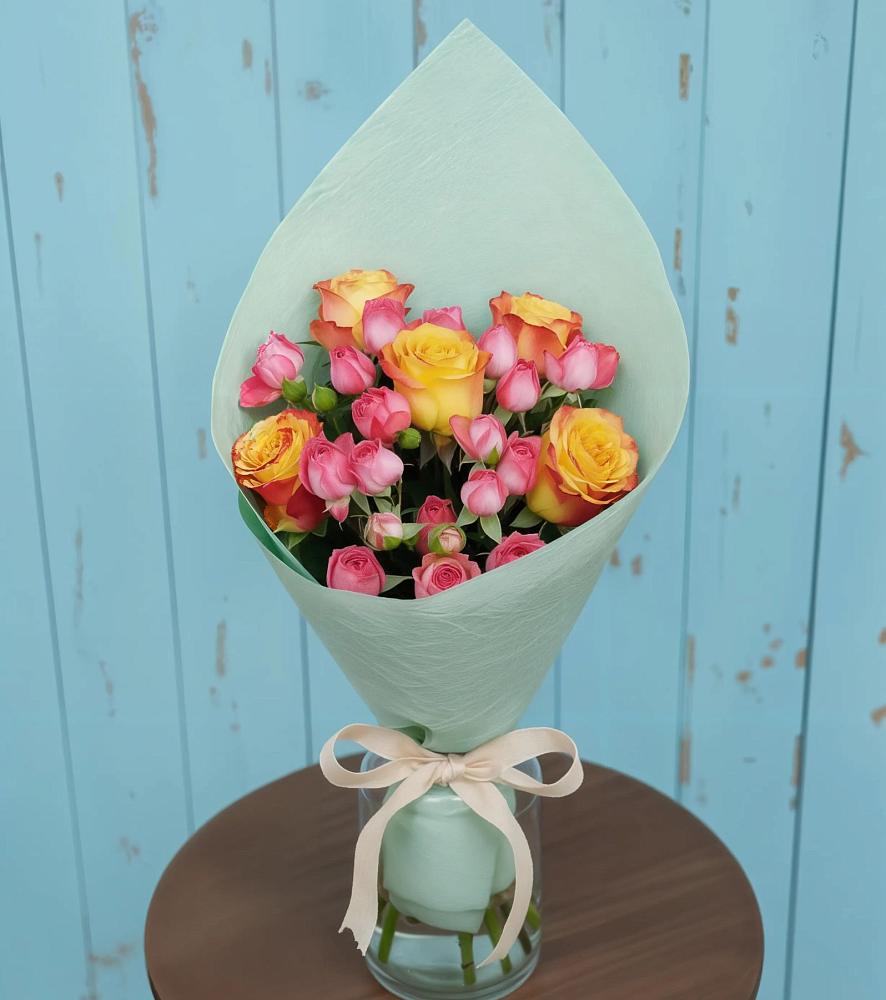 Букет цветов из: Розы в Демихово