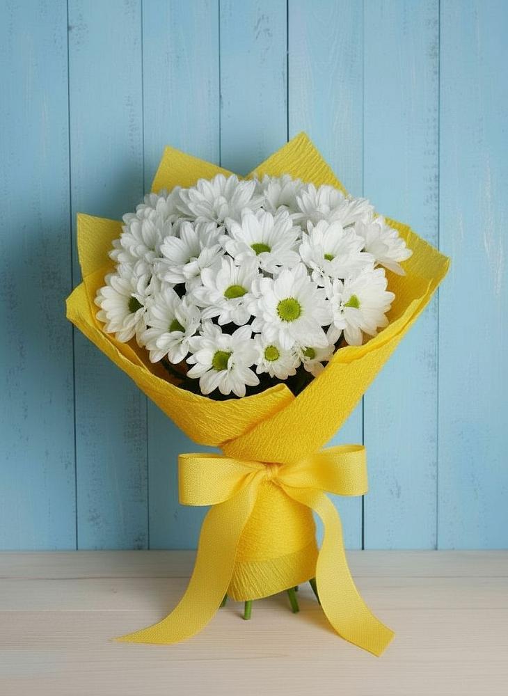 Букет цветов из: Хризантемы в Демихово