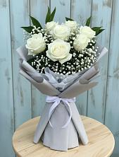 Букет цветов из:  Розы в Демихово