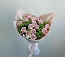 Букет цветов из:  Розы и Хризантемы в Демихово