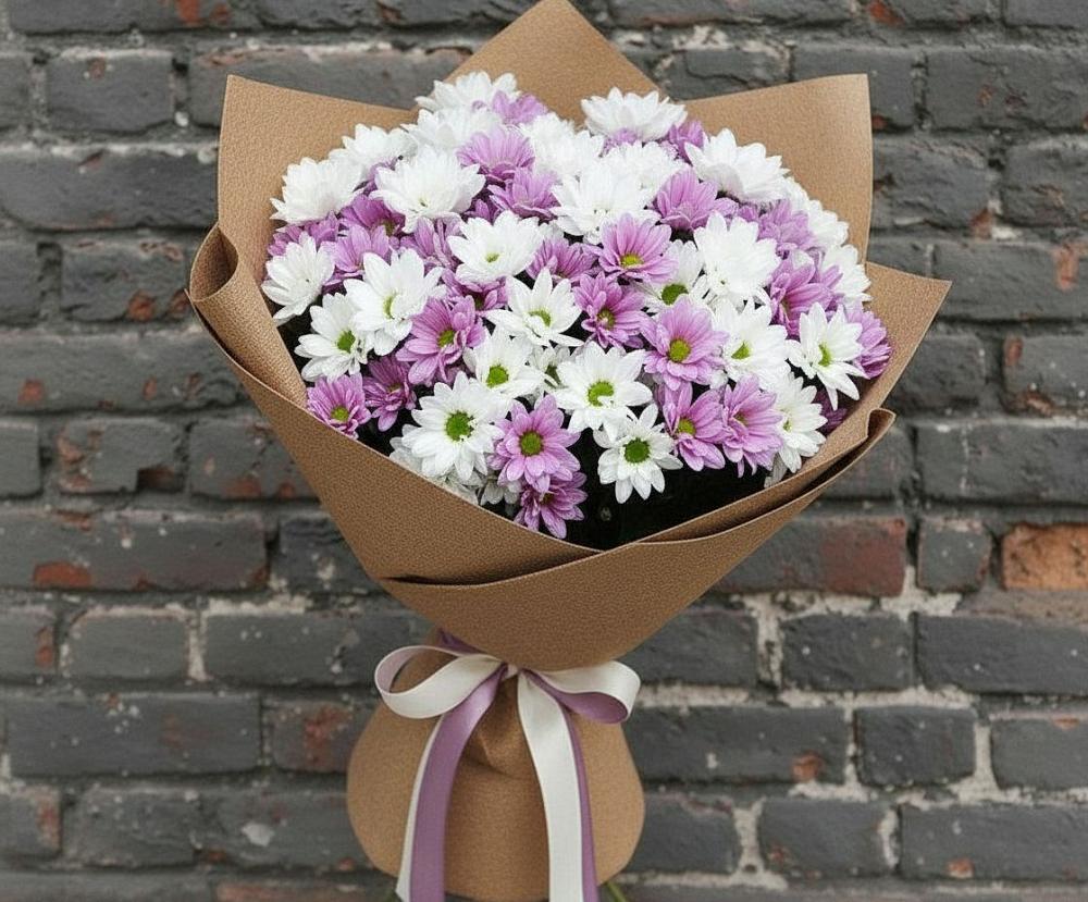 Букет цветов из: Хризантемы в Демихово