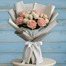Букет цветов из:  Розы в Демихово