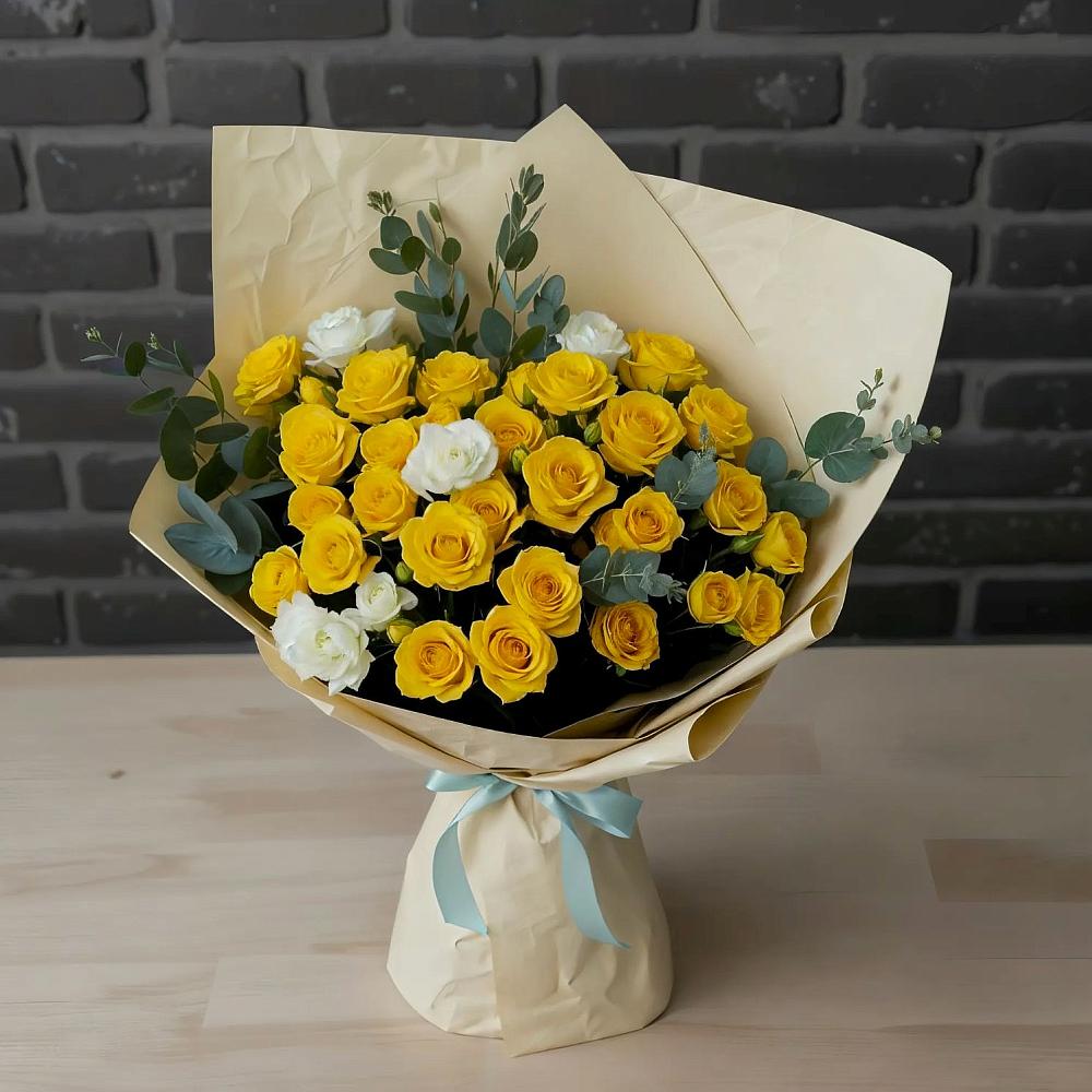 Букет цветов из: Розы в Демихово
