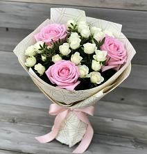 Букет цветов из:  Розы в Демихово