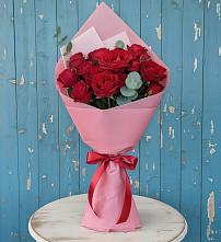 Букет цветов из:  Розы в Демихово