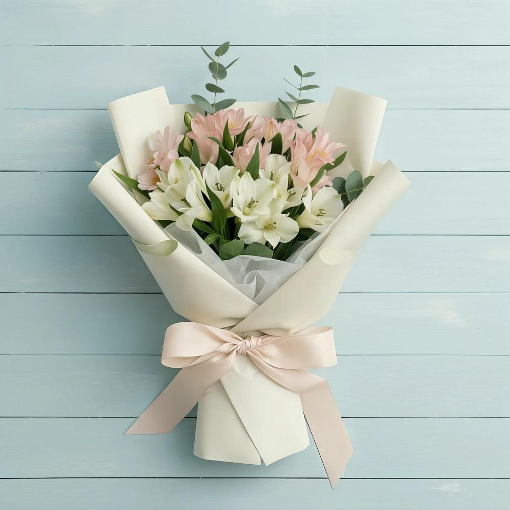 Букет цветов из: Альстромерии в Демихово