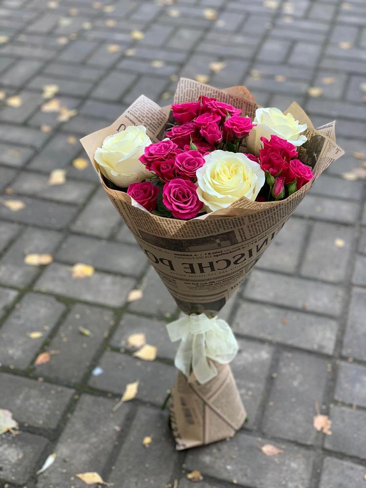 Букет цветов из: Розы в Демихово