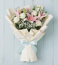 Букет цветов из:  Лилии в Демихово